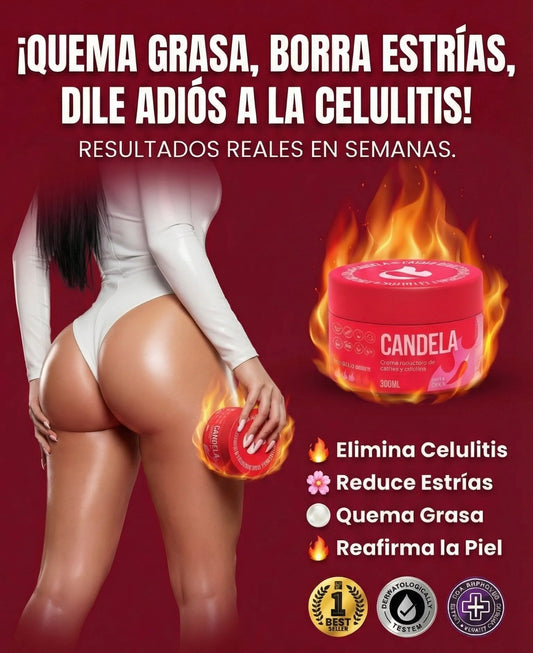 🔥CANDELA - CREMA REDUCTORA DE ESTRIAS Y CELULITIS 2X1 🔥