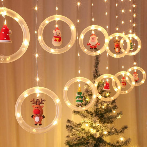 CADENA DE LUCES LED NAVIDEÑAS