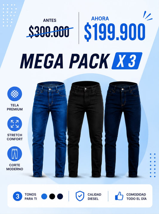 🚨3 JEANS POR $199.900 - OFERTA EXCLUSIVA ❗